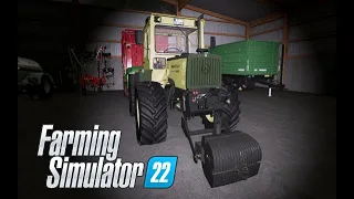 FS22 | Ultrarealistic | Storing grass in the silo