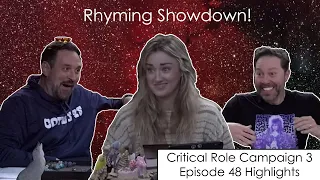 Rhyming Showdown! | Critical Role Episode 48 Highlights and Funny Moments