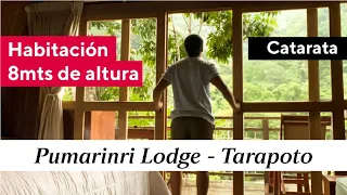 Dormí en un hotel a 8mts de altura en la selva | Pumarinri Lodge | Catarata Pucayaquillo || Tarapoto