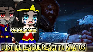 Justice league react to kratos as Wonder Woman dad | gc | GOW Ragnarok |