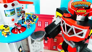 Aprende los Colores con Juguetes Paw Patrol y Megazord!