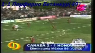 QWC 1986 Canada vs. Honduras 2-1 (14.09.1985)