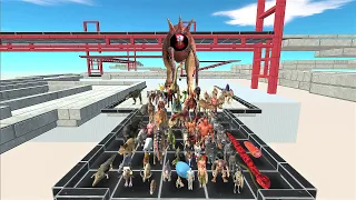 Last Survivor. Touched out,  3D long course with bridges! | Animal Revolt Battle Simulator