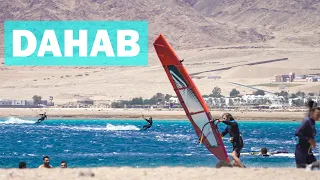 Learn to windsurf, kitesurf, and foil in DAHAB, a unique all year round spot in Egypt