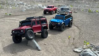 Rc Traxxas trx4 à la carrière