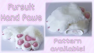 How to make Fursuit Hand Paws Tutorial | Pattern available!