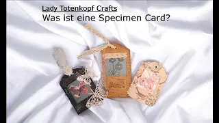 Junk Journal – Wo findest du „Specimen Cards“ ?