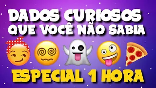 DADOS CURIOSOS QUE VOCÊ NÃO SABIA - ESPECIAL 1 HORA