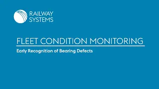 Fleed Condition Monitoring - Early Recognition of Bearing Defects