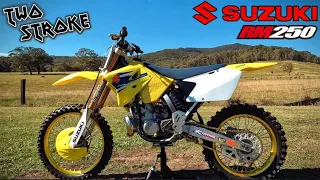 New Suzuki RM 250, 2Stroke, Review, Test Ride, Sound Check.