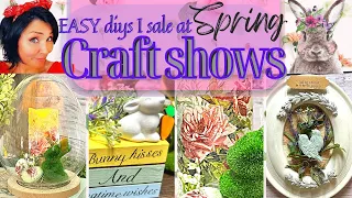 Easy Springtime crafts to sale or enjoy in your home. Diy home decor for Spring / Easter