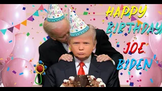 Baby Face Donald Trump Sings Happy Birthday To Joe Biden