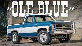 'Ole Blue' - Roadster Shop Legend Series build #002 - 1979 Chevy C10 | Details and Drive!