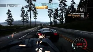 NFS Hot Pursuit - Charged Attack with Murciélago LP 640