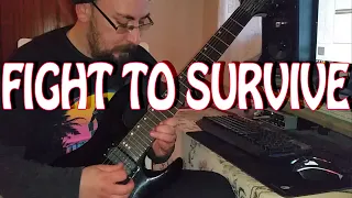 Stan Bush - Fight to Survive (Bloodsport OST) Guitar Solo Playthrough| Solos From The Songs I Love 7