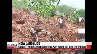 India landslide kills 17, traps up to 200 in Maharashtra state