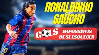 Ronaldinho Gaúcho: Você não vai Acreditar nos Gols que ele fez!