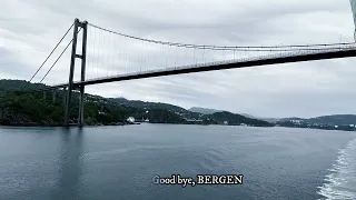 Bergen in Norwegen. - mit der AIDAdiva