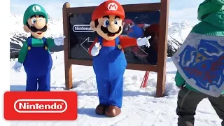 Mario, Luigi and Friends Visit Whistler Blackcomb