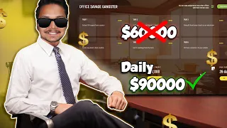 GTA V Grand Rp | GET $90000 everyday from my office | HINDI