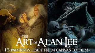 The Art of Alan Lee: 13 LOTR Paintings Leapt from Canvas to Film!