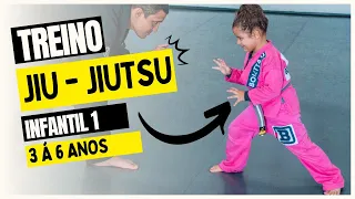 Treino Jiu Jitsu 3 a 6 anos