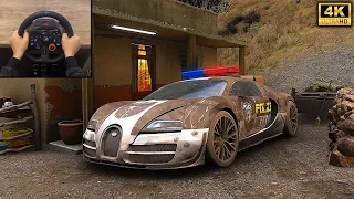 Restore - Police Bugatti Veyron + Chase | Forza Horizon 5 | Logitech g29 gameplay