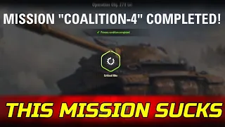 How I Beat Coalition-4 | World of Tanks Mission Guide and Battles