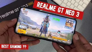 Realme GT Neo 3 PUBG Gaming Test with FPS, Gyro & Heating | BGMI Gameplay Hindi