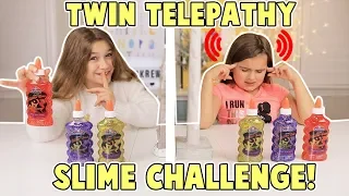 TWIN TELEPATHY SLIME CHALLENGE!! | JKrew