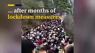 Thousands of China people came out after Lockdown!It's still pandemic!Learn from lessons!