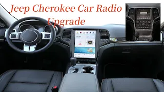 How to Install 13.6 inch Jeep Grand Cherokee Vertical Screen android Car Radio GPS Head Unit ？