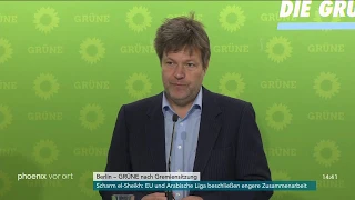 Pressekonferenz von Bündnis 90/Die Grünen nach der Gremiensitzung in Berlin am 25.02.19