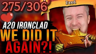WE DID IT AGAIN! 300+ HP! | Ascension 20 Ironclad Run | Slay the Spire