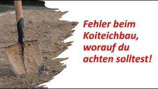 Koi Consult Koitalk #560 Fehler beim Koiteichbau