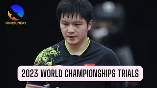 Fan Zhendong VS Zhou Kai | Full HD | 2023 World Table Tennis Championships Trials