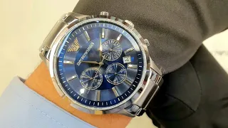 (unboxing emporio armani chronograph watch for men (ar2448