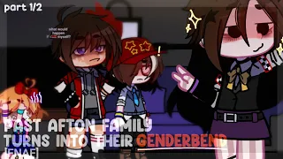 Past afton family turns into their GENDERBEND✧⁠*⁠。 [FNAF]_(Part 1/2)_//Gacha club//