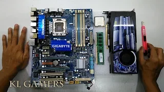 intel Core i7 920 first Generation GIGABYTE GA-EX58-UD3R GTX470 NOCTUA CPU COOLER 2019 BUILD