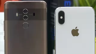 iPhone X unboxing - vs Huawei Mate 10 Pro, Xperia Premium, LG G6, Iphone 7 Plus