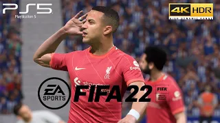 FIFA 22 PS5 Gameplay - FC Porto vs Liverpool  UEFA Champions League 4K 60 FPS