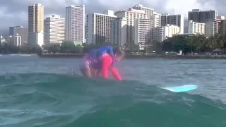 Waikiki Surfing School 5 Year Old