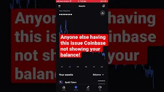 Coinbase not showing a balance in portfolio or assets #crypto #coinbase