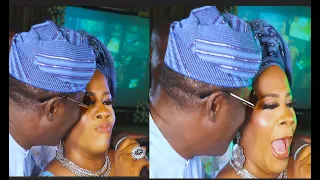 Come & Greet Your Wife, Kiss Me! Yoruba Actress Doyin Kukoyi To Ogogo At Akin Olaiya's Birthday