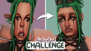 Distorted Challenge 😵 | Sims 4 Create a Sim Challenge