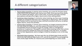 Value Investing I: The Back Story!