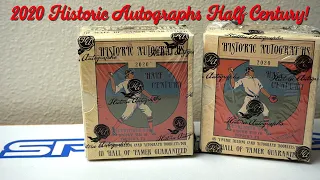 2020 Historic Autographs Half Century 2 Box Break! Vintage book cards with cut autographs!