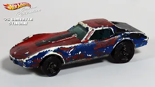 Hot Wheels '75 Corvette Stingray Custom Restoration