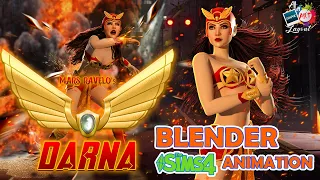 DARNA  | TRANSFORMATION | ALL IN GRAPHIC ART LAYOUT | HD BLENDER & SIMS 4 ANIMATION