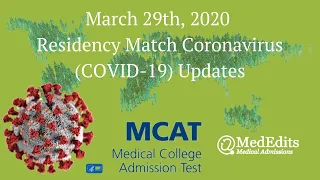 Coronavirus (COVID-19) and the Residency Match | MedEdits